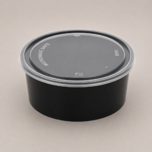 Round Container 750 ml Flat