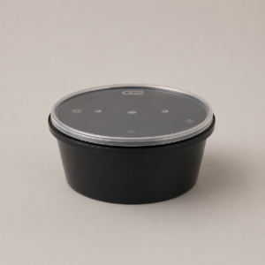 Tamper Proof Round Container 750 ml Flat