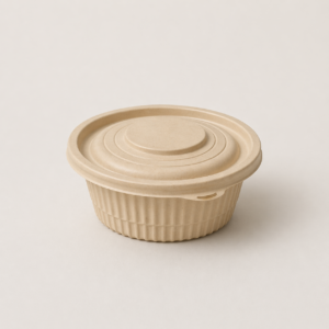 Cornstarch Round Container 350 ml