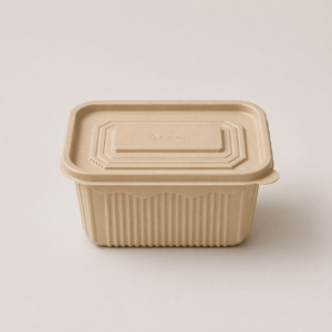 Cornstarch Rectangular Container 1000 ml