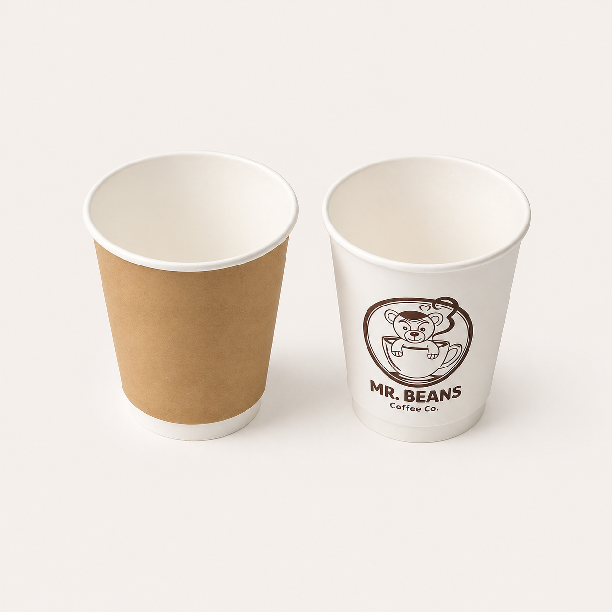 Double Wall Paper Glass 240 ml - Image 2