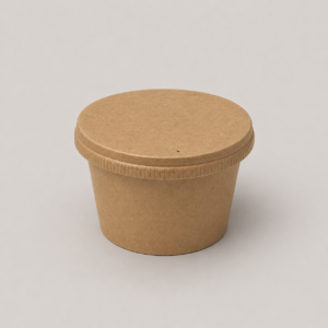 Kraft Round Paper Container 250 ml