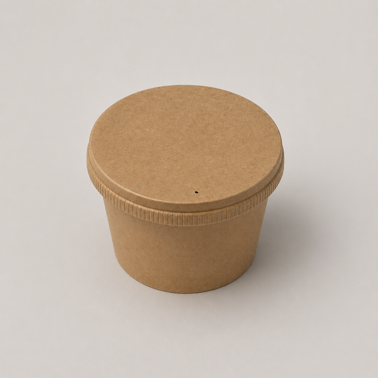 Kraft Round Paper Container 250 ml - Image 2
