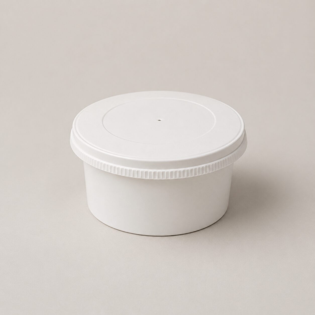 White Round Paper Container 350 ml