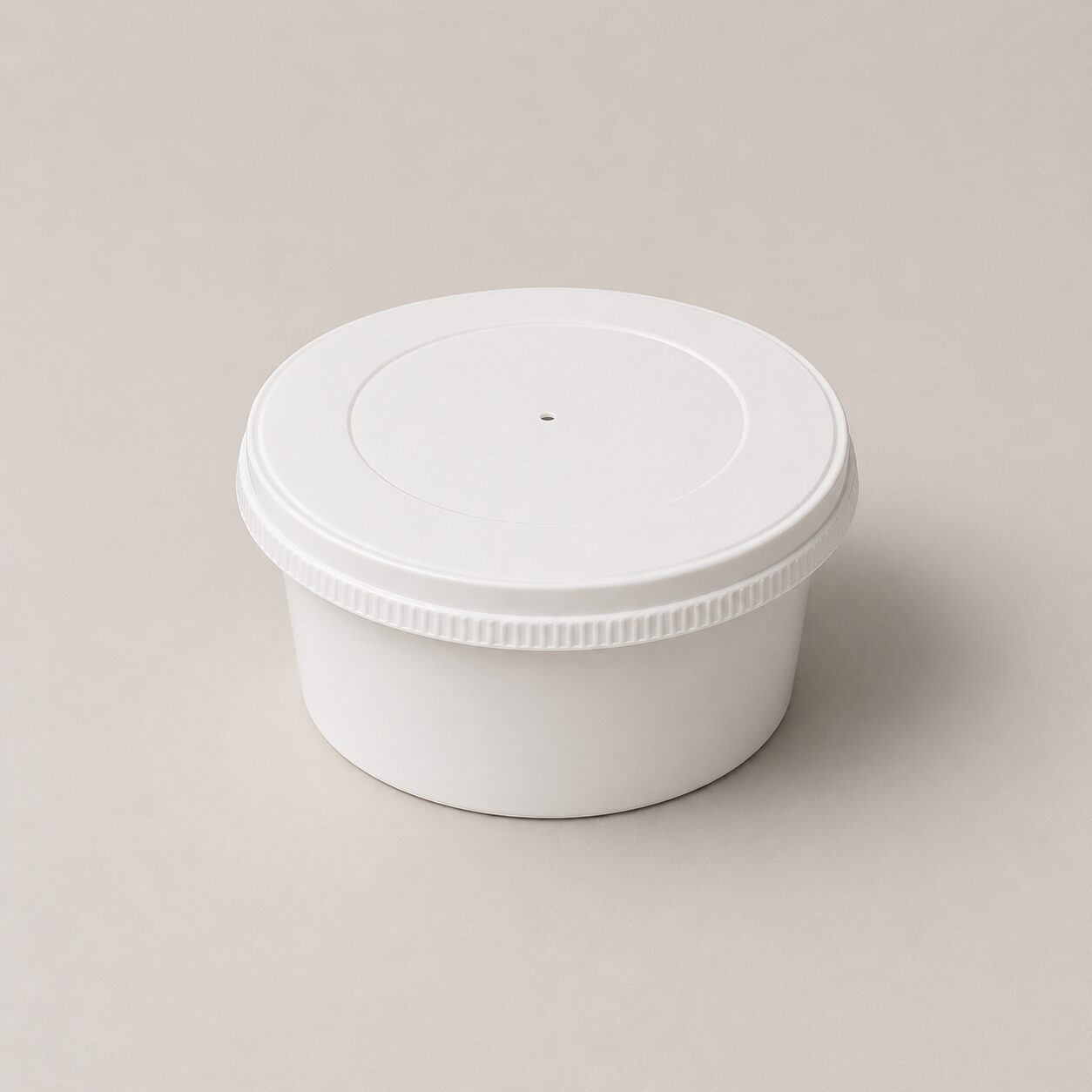 White Round Paper Container 350 ml - Image 2