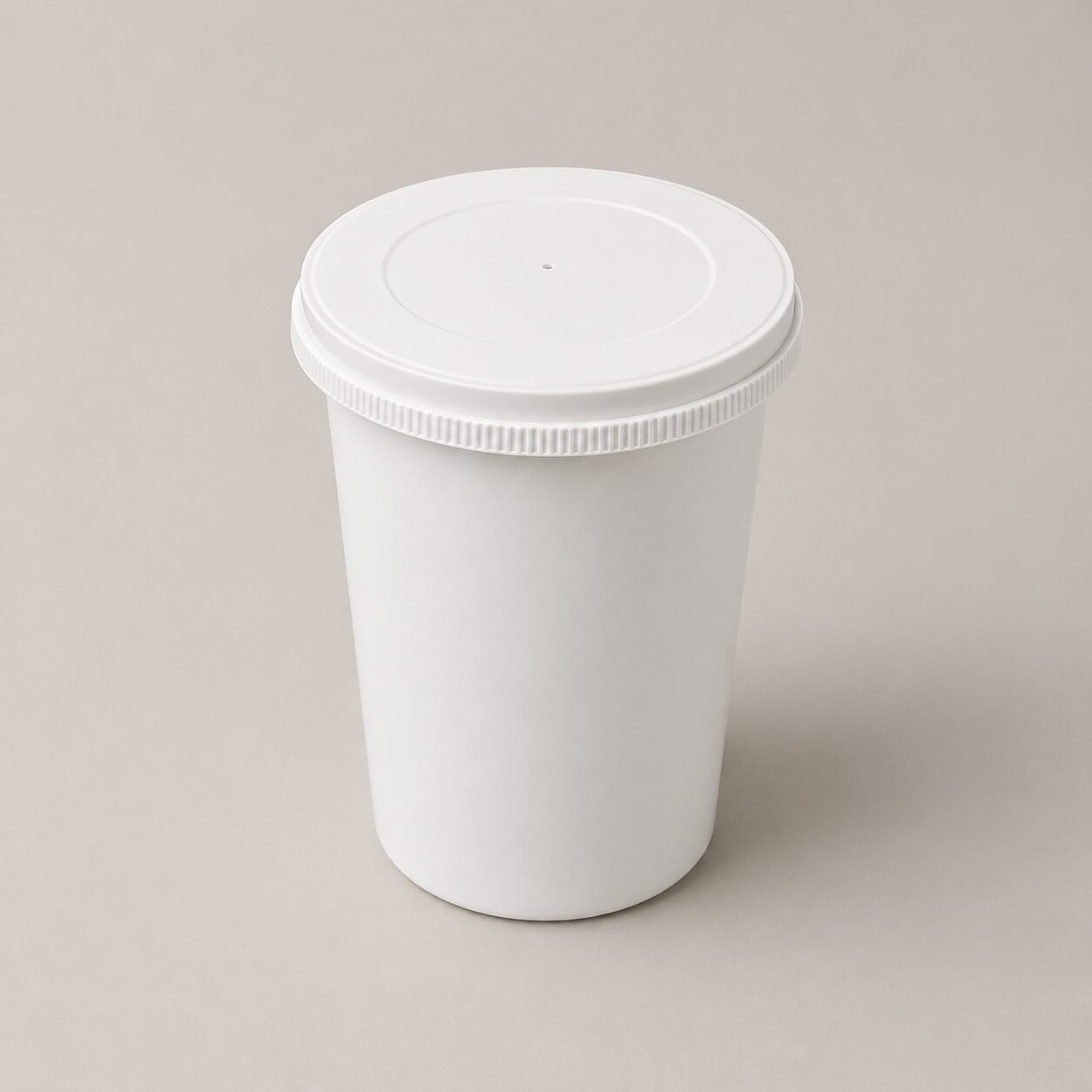 White Round Paper Container 750 ml