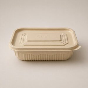 Cornstarch Rectangular Container 500 ml