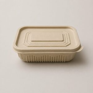 Cornstarch Rectangular Container 750 ml