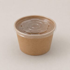Kraft Round Paper Container 500 ml