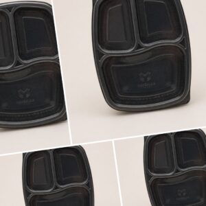 3-Compartment Meal Trays