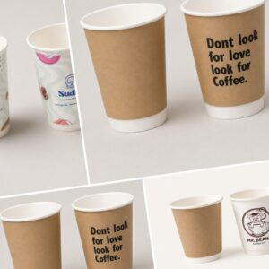 Double Wall Paper Glasses