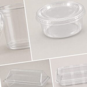Bar Cakes & Round PET Containers
