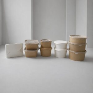 Paper Containers with Lids